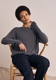Купить недорого   Инструкция Mode at Rowan по вязанию свитера «Fakenham» из пряжи Alpaca Haze, MIP11 в интернет магазине Фэмили хобби