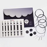 Набор "Midi Set" спиц съемных "Karbonz", длина 13см, 7 размеров, KnitPro, 41631