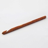 Крючок для вязания "Ginger" 7/15см, ламинированная береза, коричневый KnitPro, 31249