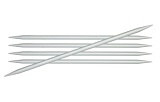 Спицы чулочные "Basix Aluminum" 4,5мм/20см, KnitPro, 45116